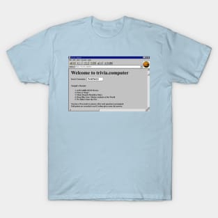 trivia.computer - Bobby G's Trivia T-Shirt